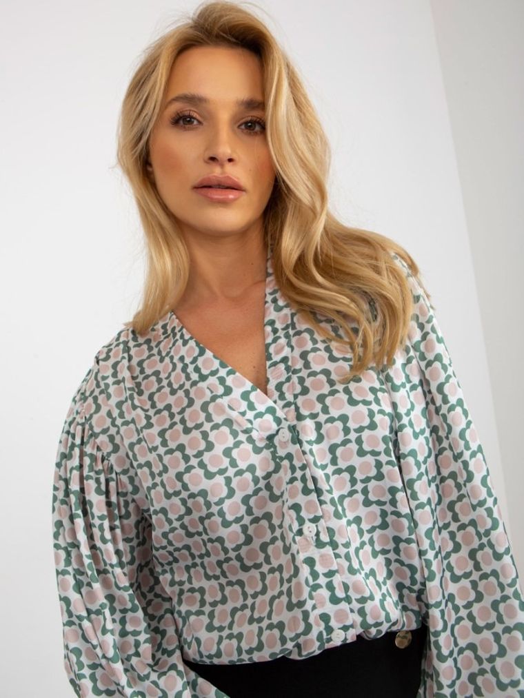 Koszula damska z długim rękawem, mix, Lakerta