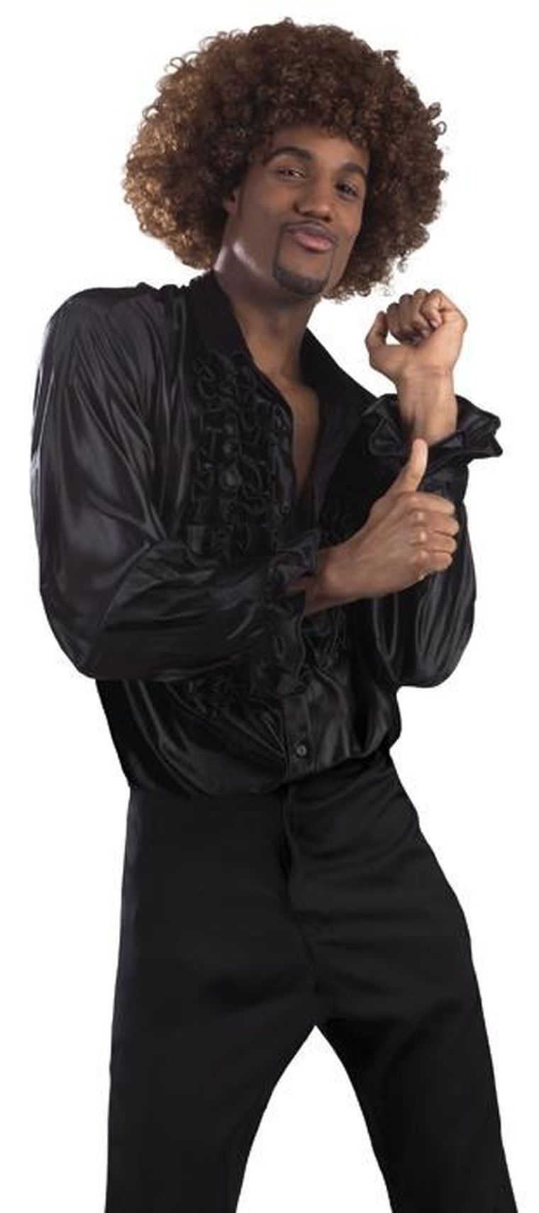 Koszula Disco, strój, czarna XL