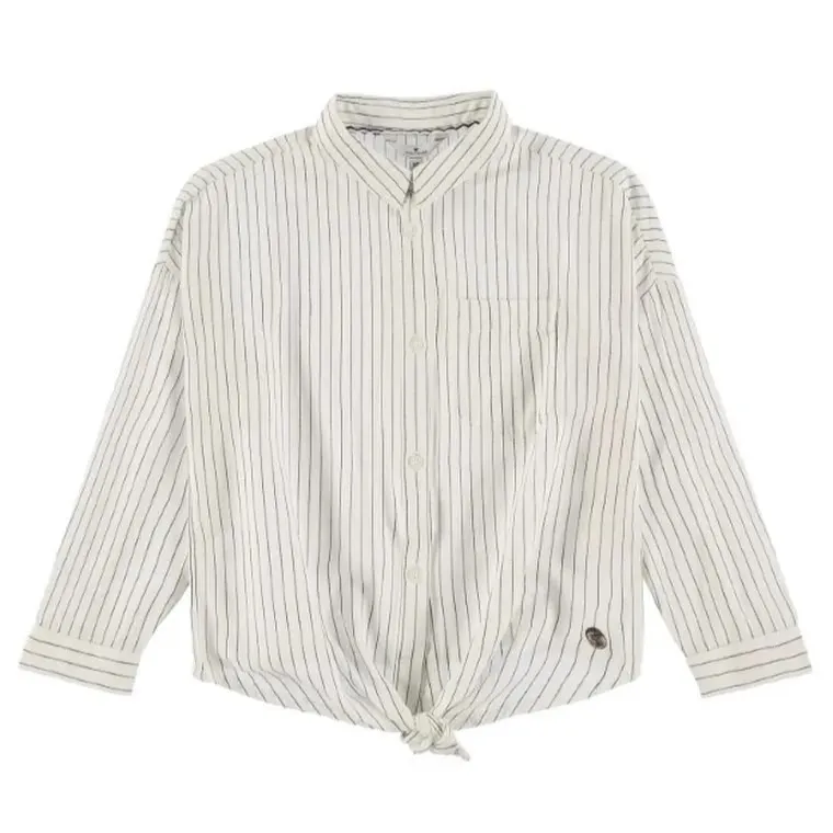 Koszula dziewczęca z długim rękawem, ecru, Tom Tailor