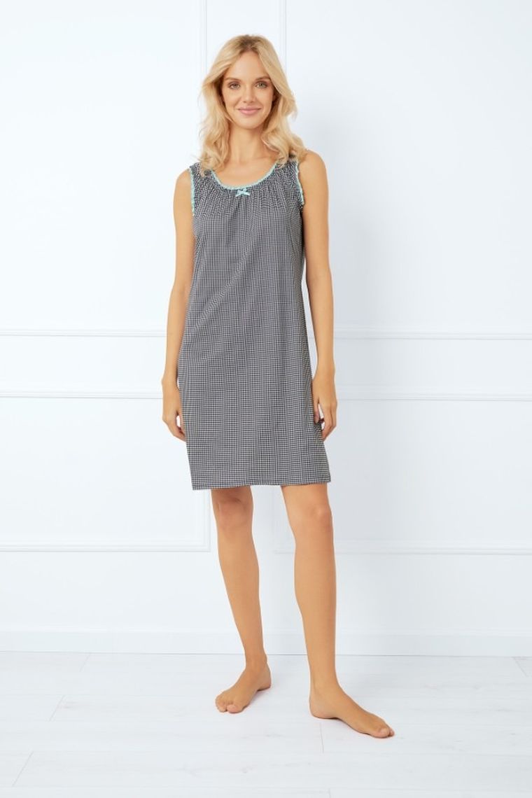 Koszula nocna damska bez rękawów, mix, Italian Fashion