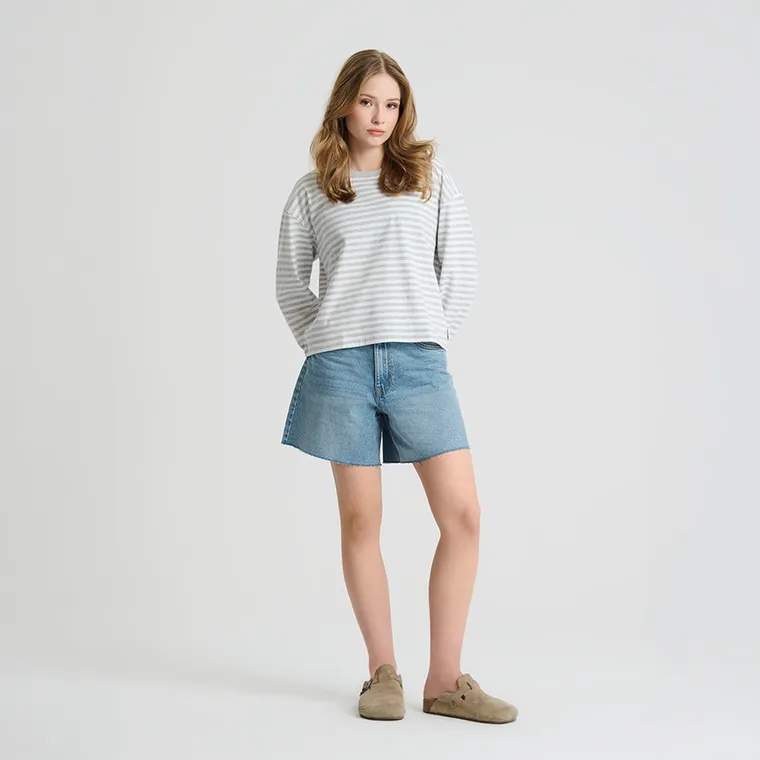 Koszulka z długim rękawem o kroju loose NOWEAR