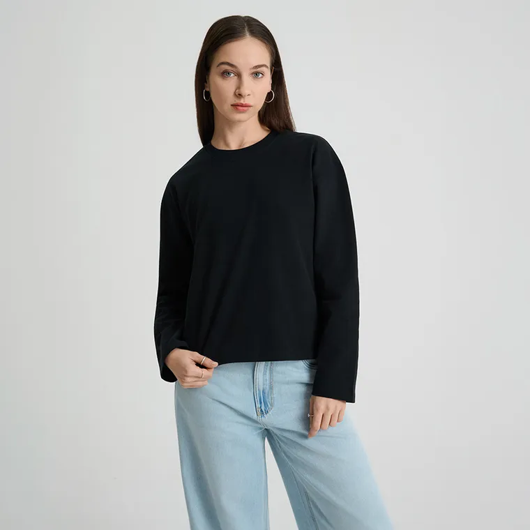 Koszulka z długim rękawem o luźnym kroju NOWEAR