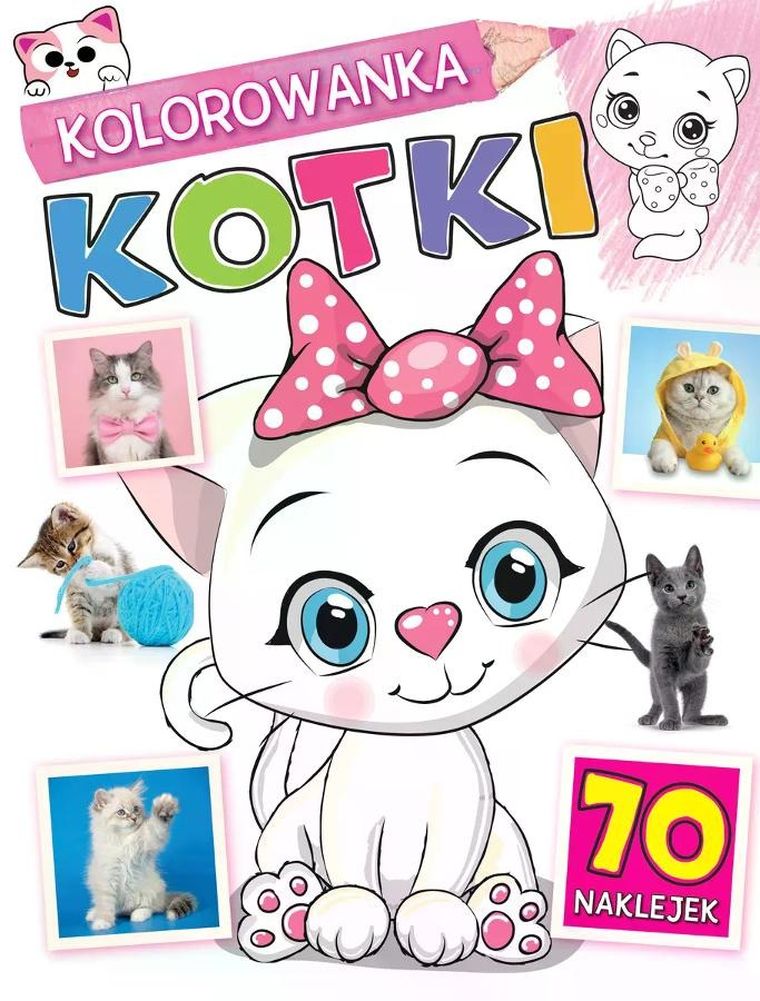 Kotki. Kolorowanka