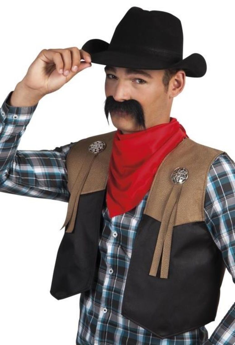 Kowboj Gringo, wąsy