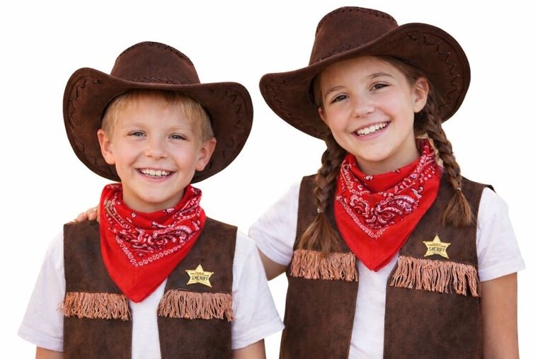 Kowboj, strój dla dzieci, zestaw, 110/116 cm