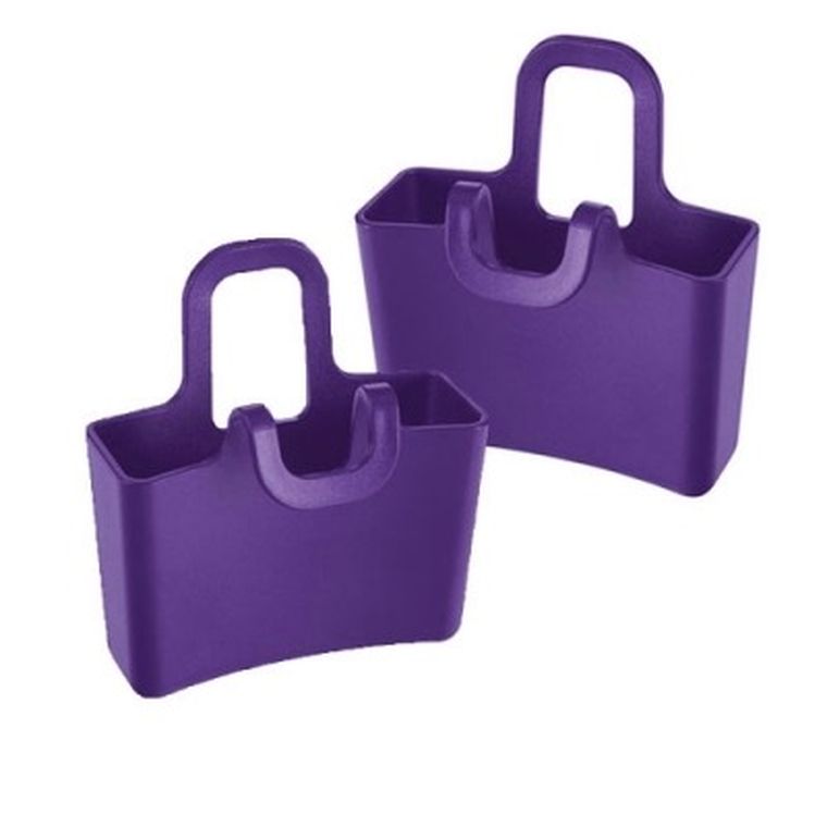 Koziol, Lilli, pojemnik wielofunkcyjny na kubek, fioletowy, 2 szt.