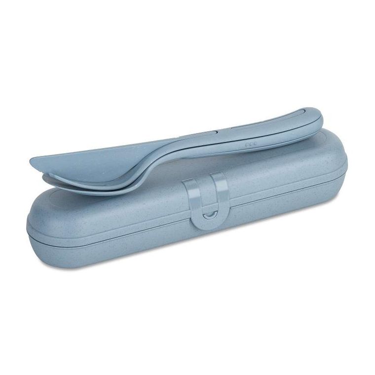 Koziol, pojemnik na sztućce, Kklikk Ready, zestaw sztućców