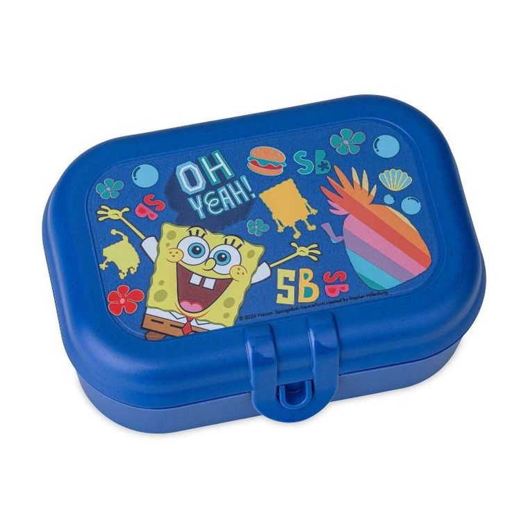 Koziol, SpongeBob, lunchbox z przegródkami, mini, niebieski