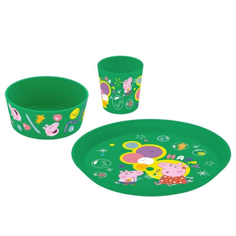 Koziol, Świnka Peppa, zestaw obiadowy dla dzieci