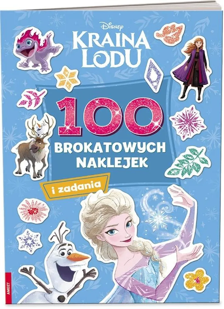 Kraina Lodu. 100 brokatowych naklejek