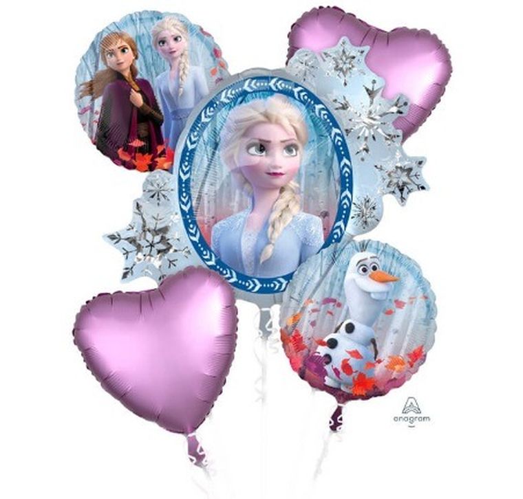Kraina Lodu 2, balony foliowe, 5 szt.