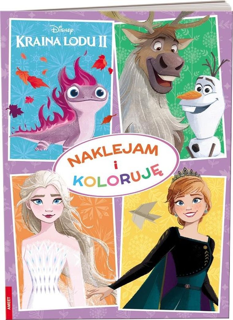 Kraina Lodu 2. Naklejam i koloruję