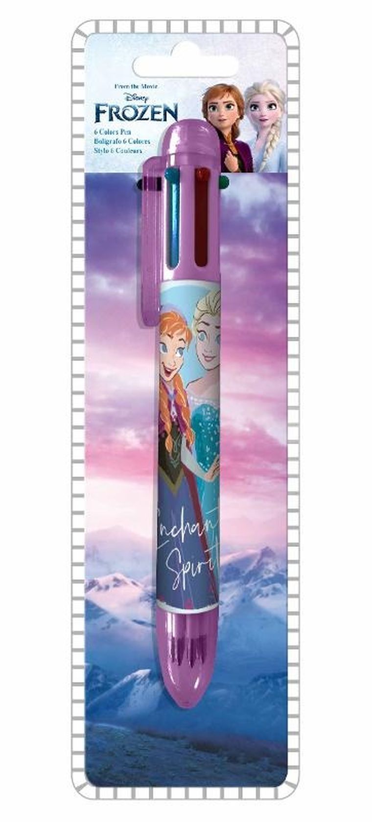 Kraina Lodu, długopis, 6w1