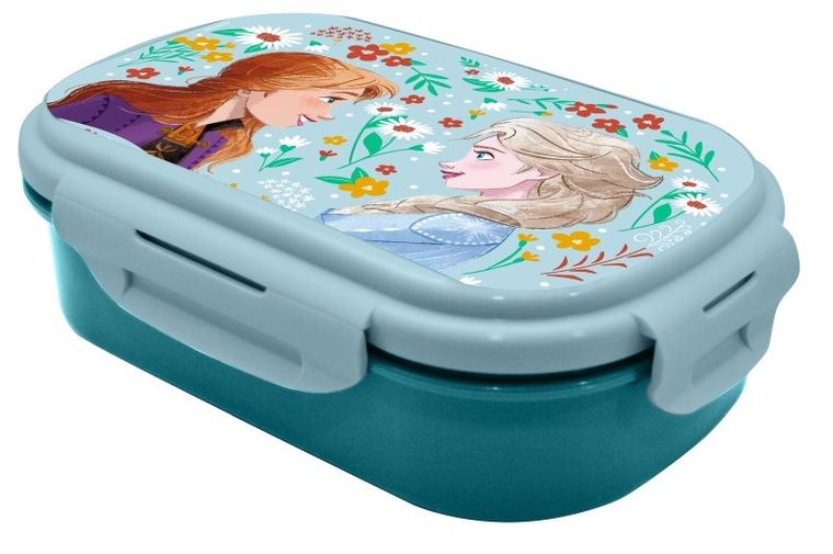 Kraina Lodu, lunchbox + sztućce, 21-14-6 cm