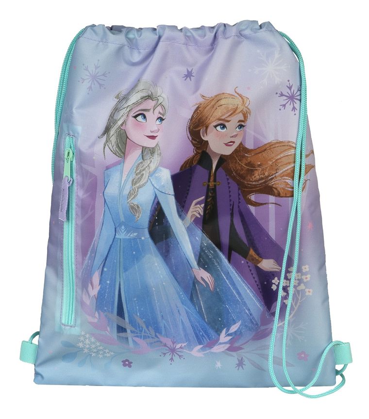 Kraina Lodu, worek sportowy, niebieski