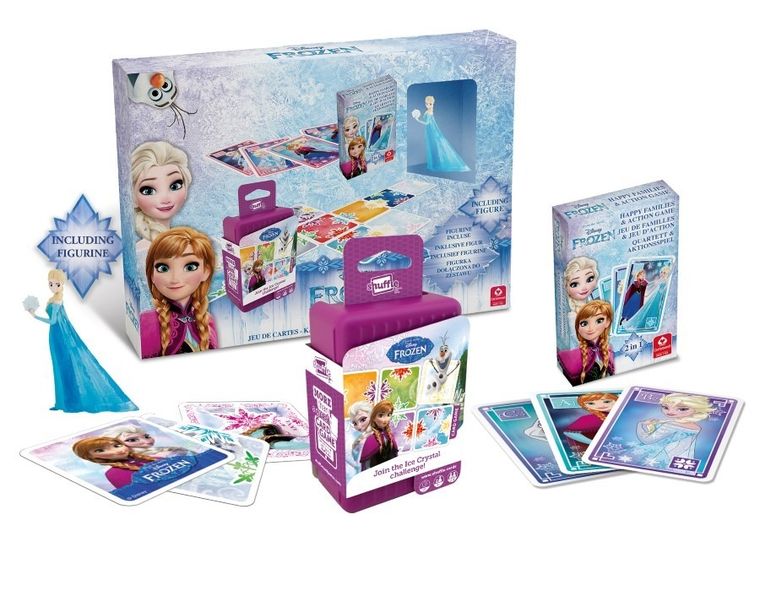 Kraina Lodu, zestaw upominkowy, 2w1, gra karciana