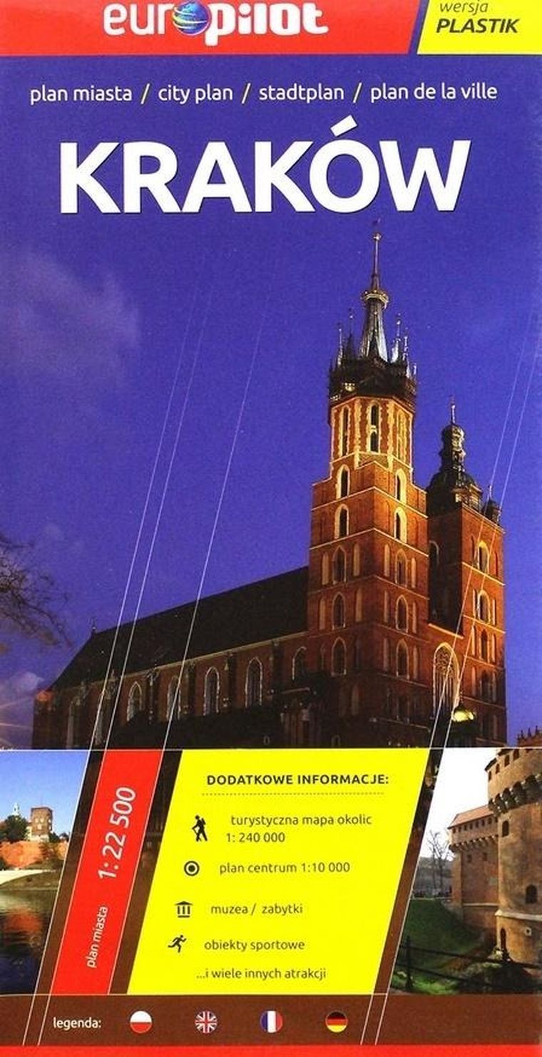 Kraków. Plan miasta EuroPilot