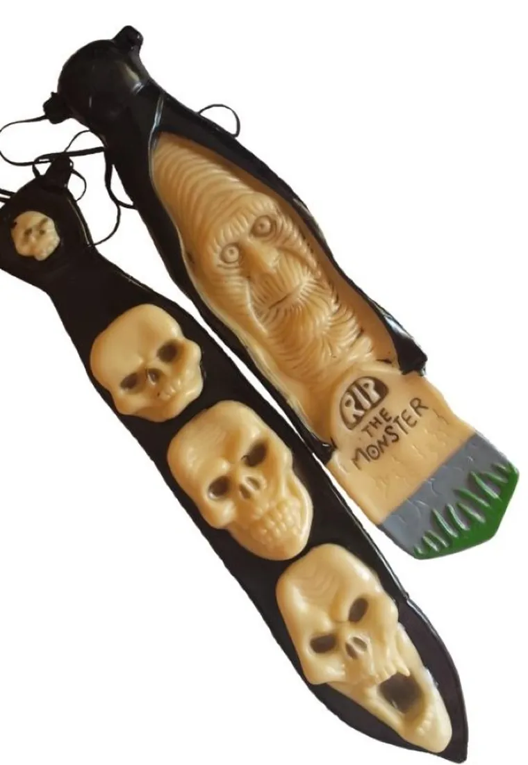 Krawat, halloween, świecący