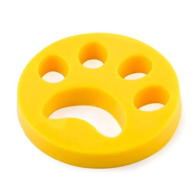 Krążek do czyszczenia ubrań z sierści zwierząt w pralce, żółty