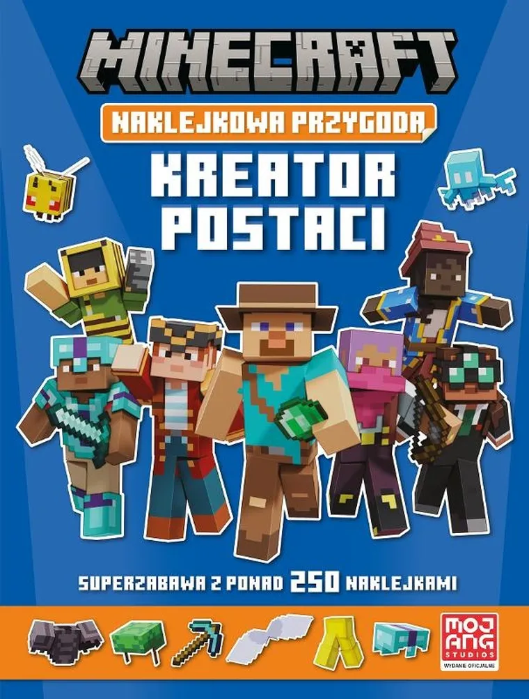 Kreator postaci. Naklejkowa przygoda. Minecraft
