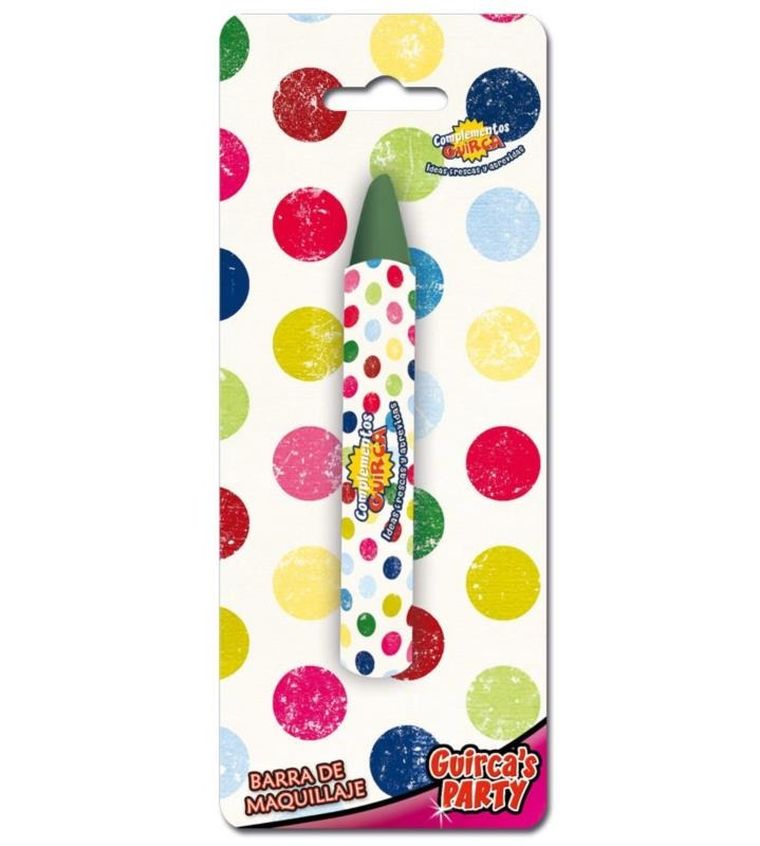 Kredka do twarzy, make-up, ciemno zielona