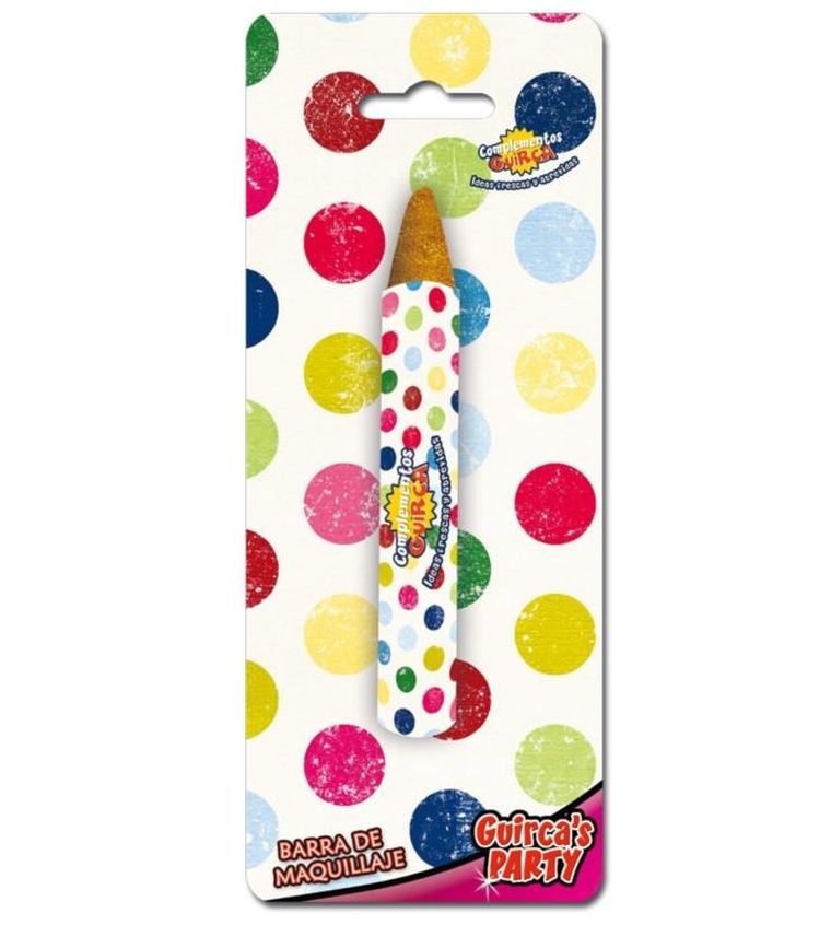 Kredka do twarzy, make-up, złota