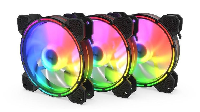 Krux, zestaw wentylatorów, Lunar ARGB Kit, 3-120 mm