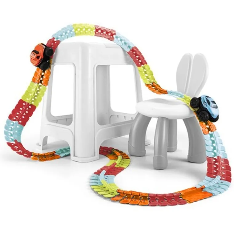 Kruzzel, tor wyścigowy z autkiem, 193 elementy