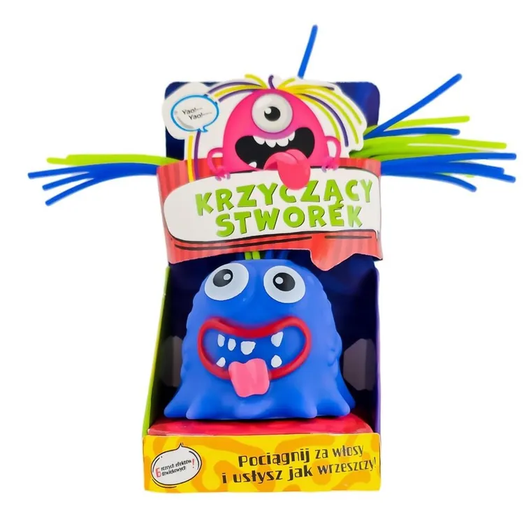 Krzyczący potworek, zabawka antystresowa