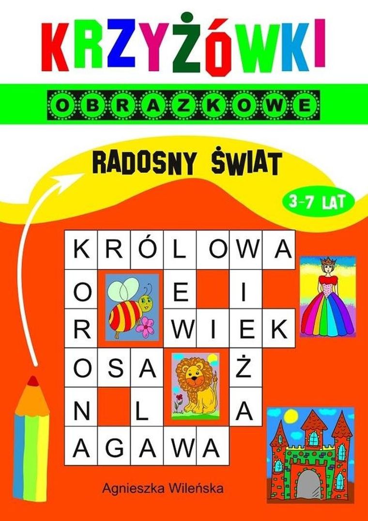 Krzyżówki obrazkowe. Radosny świat