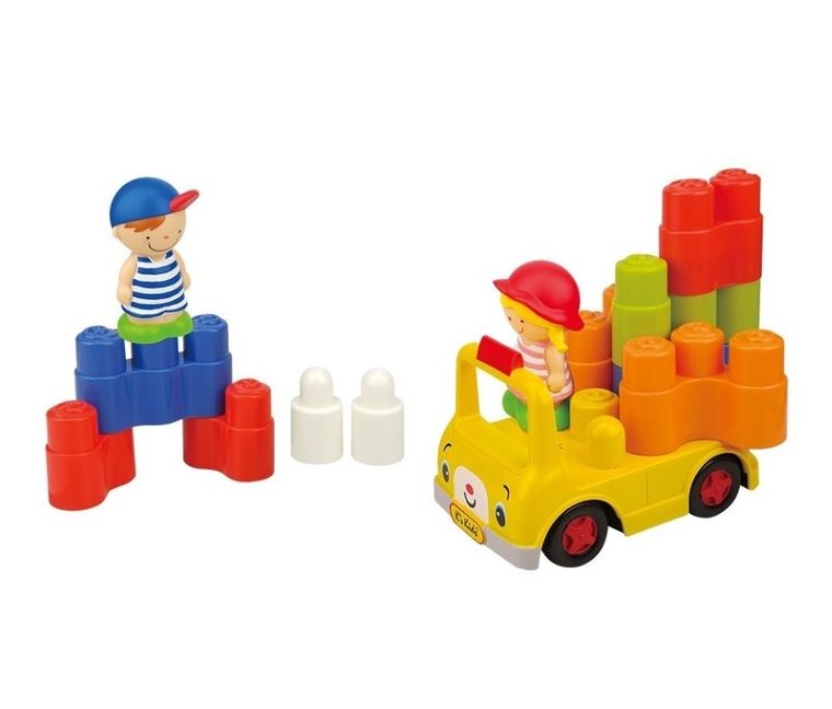 K's Kids, autobus szkolny, klockowy pojazd zdalnie sterowany