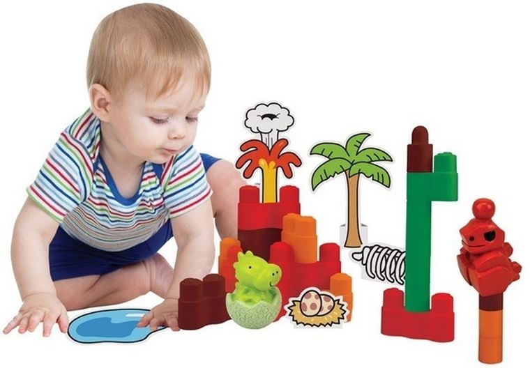 K's Kids, klocki Popbo Blocs, Zbuduj sam, Dinozaur