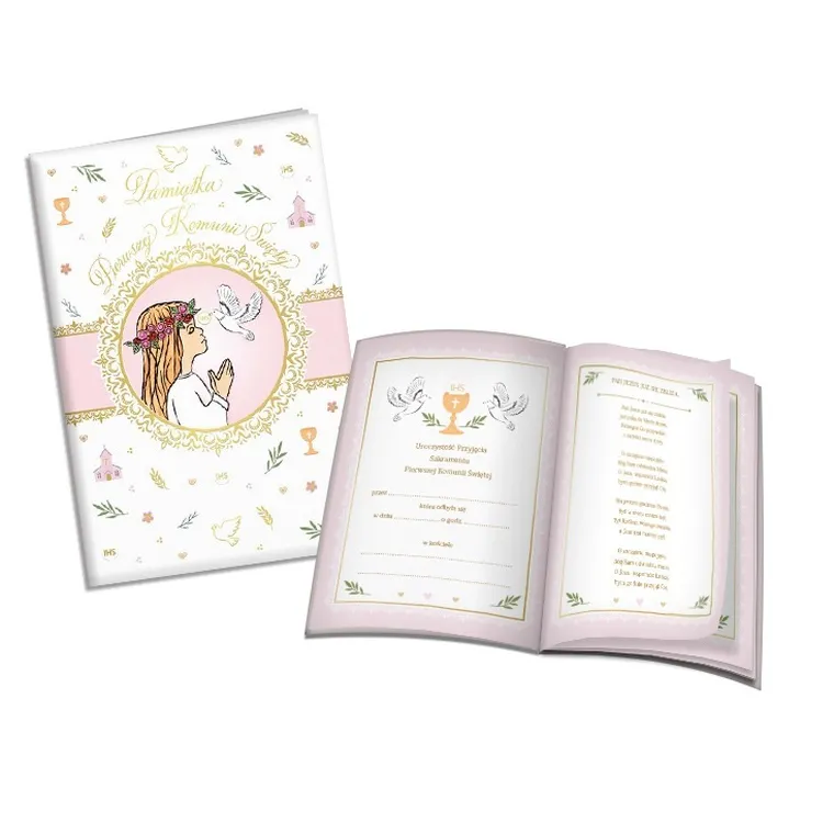 Książeczka A5 Pamiątka Komunijna