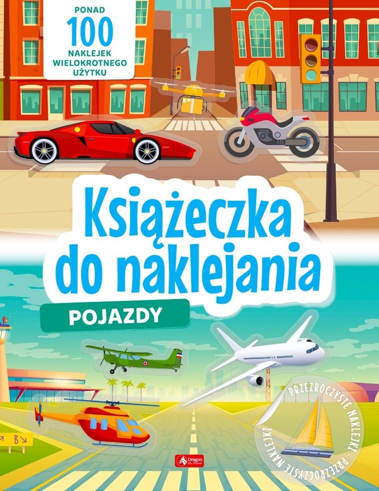 Książeczka do naklejania. Pojazdy