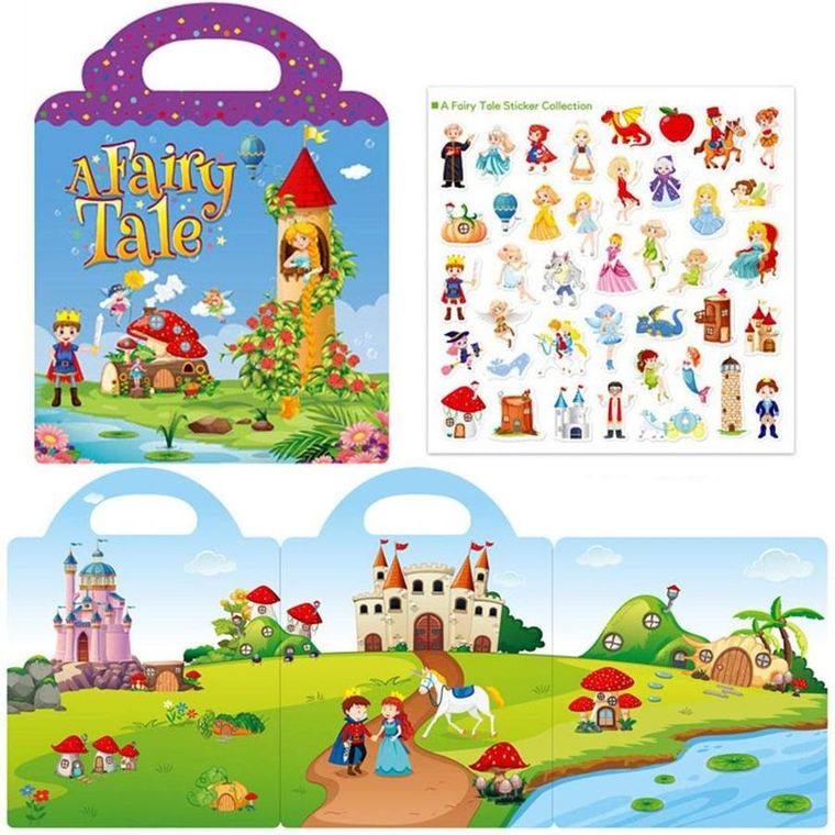 Książeczka z naklejkami. Bajka