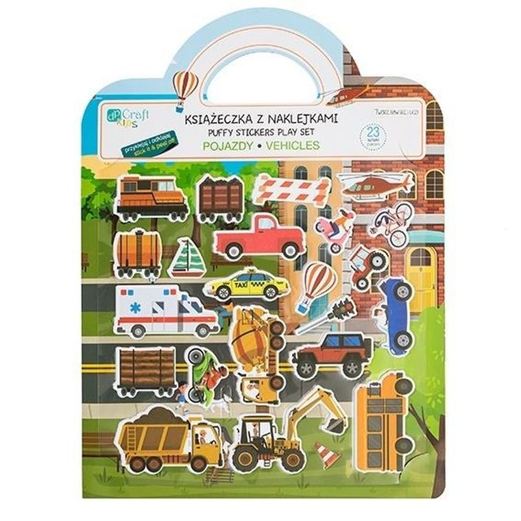Książeczka z naklejkami. Pojazdy