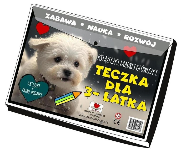 Książeczki Mądrej Główeczki, teczka, 3 książki