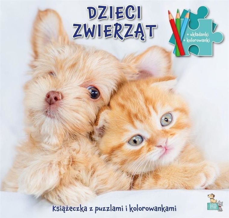 Książeczki z puzzlami. Dzieci zwierząt