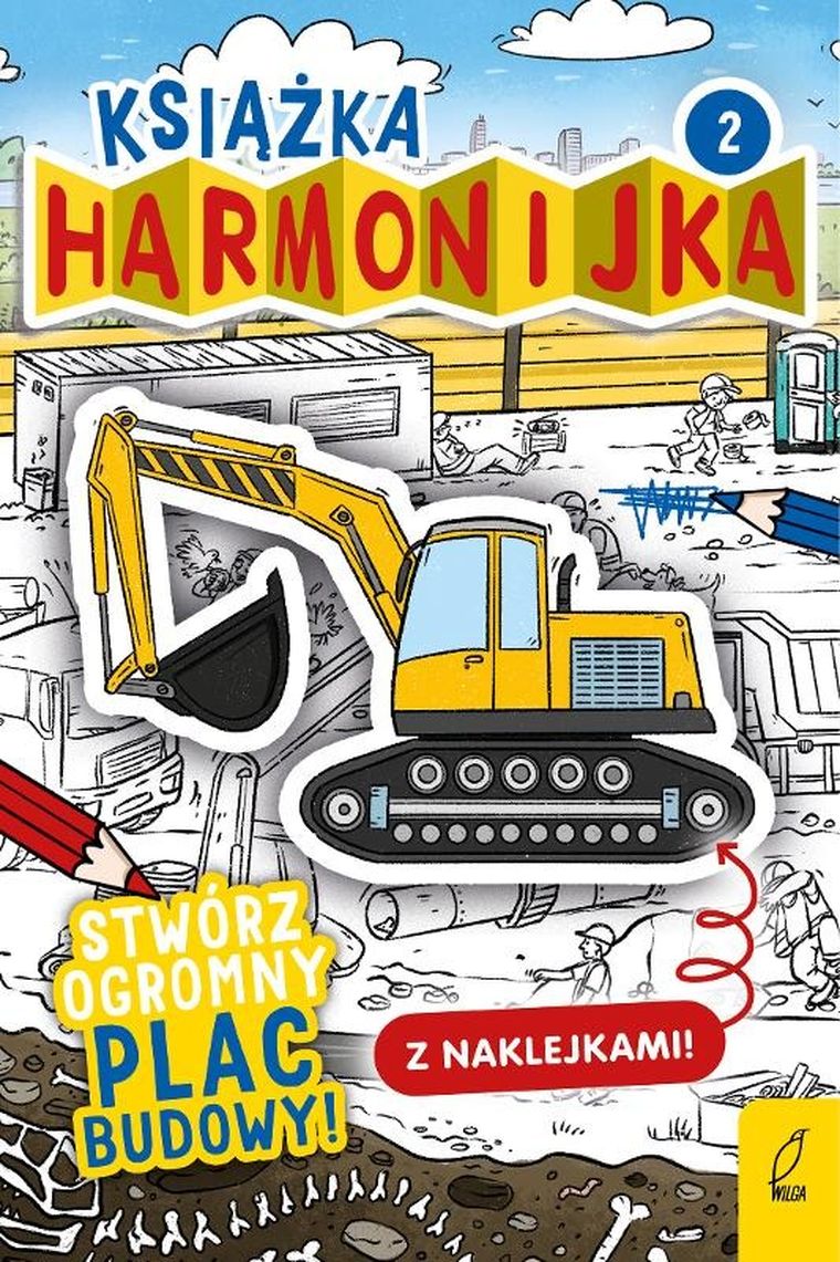 Książka harmonijka. Stwórz plac budowy. Część 2