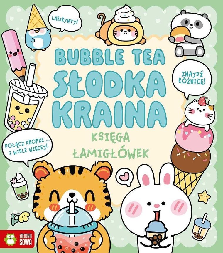 Księga łamigłówek. Bubble tea. Słodka kraina