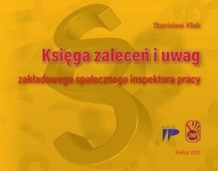 Księga zaleceń i uwag zakładowego społeczego inspektora pracy
