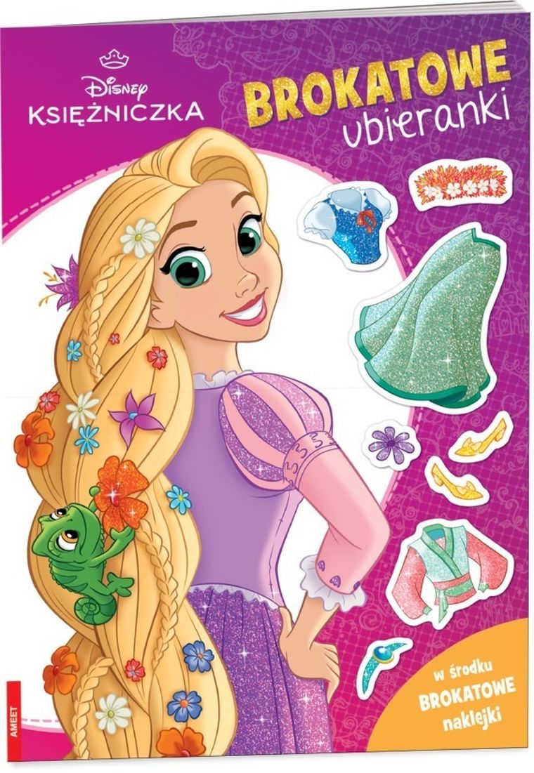 Księżniczki Diseya. Brokatowe ubieranki