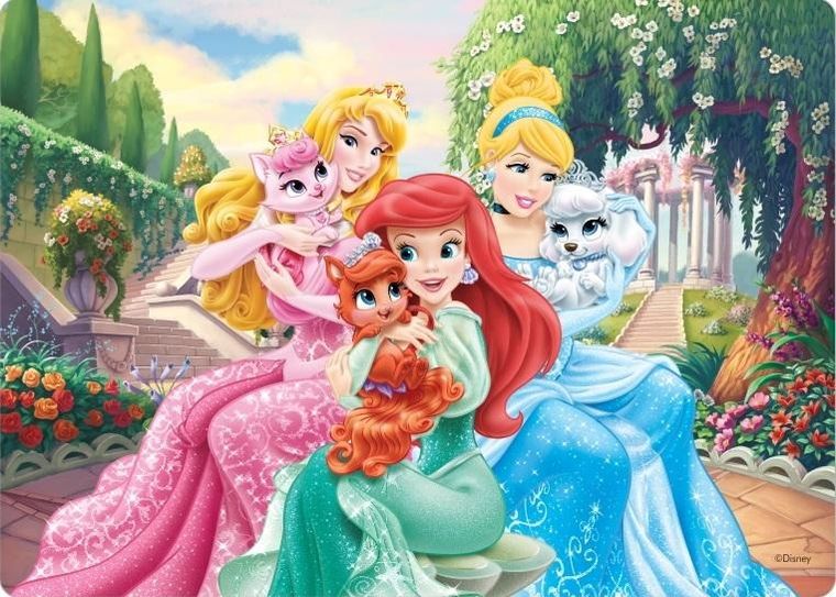 Księżniczki Disneya, filcowa mata dekoracyjna