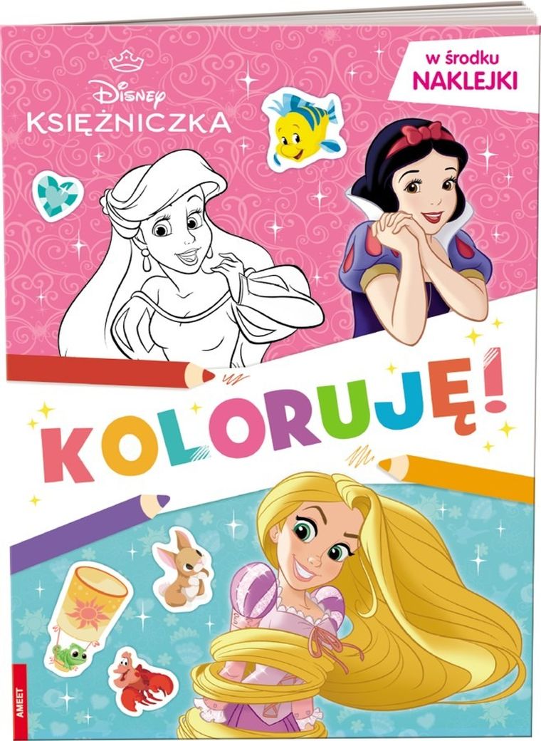 Księżniczki Disneya. Koloruję!