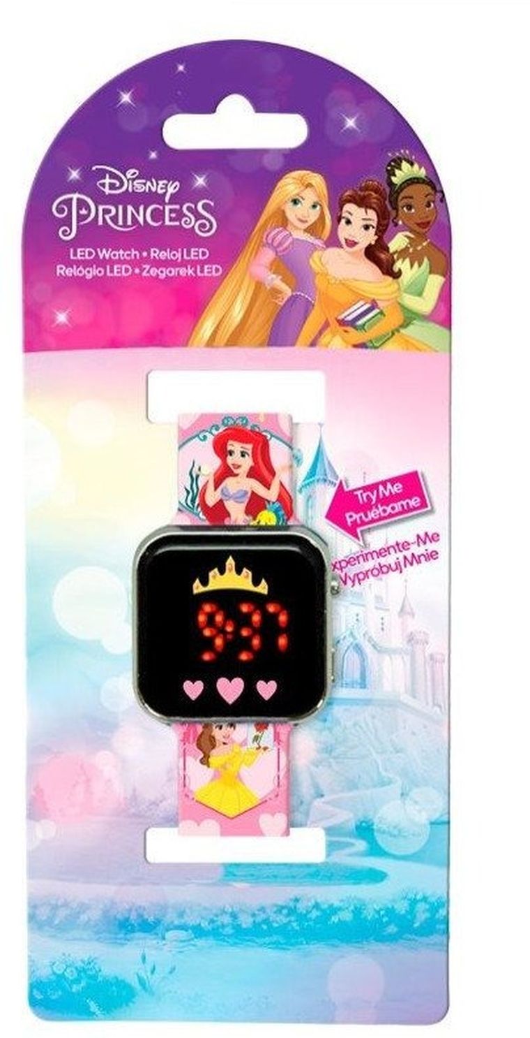Księżniczki Disneya, zegarek cyfrowy LED