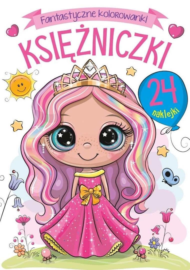 Księżniczki. Fantastyczne kolorowanki