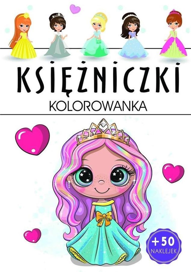 Księżniczki. Kolorowanka