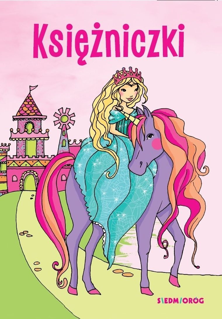 Księżniczki. Kolorowanka edukacyjna