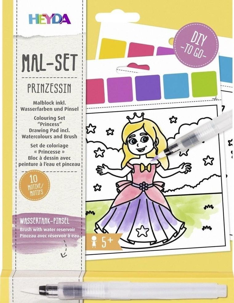 Księżniczki. Malowanka wodna