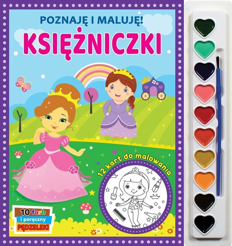 Księżniczki. Poznaję i maluję